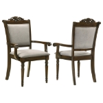 Picture of Brown Arm Chair and Side Chair