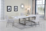 Picture of Extendable White Dining Table