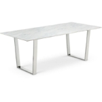 Picture of 64"/78" Genuine Stone With Marble Veneer Dining Table