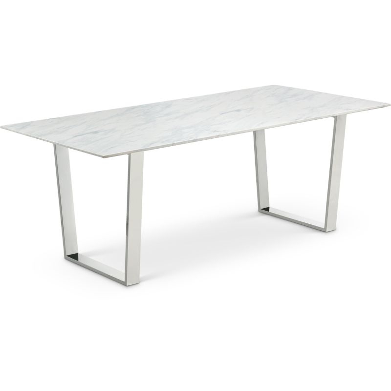 Picture of 64"/78" Genuine Stone With Marble Veneer Dining Table