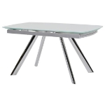 Picture of 83" Inch Extension Glass Dining Table