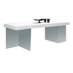 Picture of High Gloss White  Dining Table