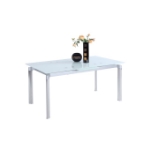 Picture of Extendible White Top Table  