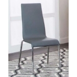 Picture of Dining Side Chair with Chrome Finished Legs