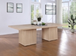 Picture of 108" Fluted Base Extendable Dining table