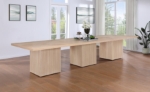 Picture of 108" Fluted Base Extendable Dining table