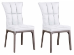 Picture of Modern Tufted Side Chair w/ Solid Wood Frame