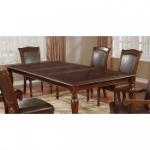 Picture of 66" Extends to 84" Brown Cherry, Espresso Expandable Dining Table