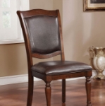 Picture of Dark walnut Taupe Grey Chairs