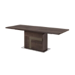 Picture of 59-71" Oak High Gloss Lacquer Leaf Extension Dining Table