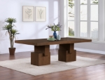 Picture of 96" to 144" Oak Veneer Extendable Dining Table