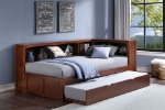 Picture of Twin Bookcase Corner Bed