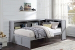 Picture of Twin Bookcase Corner Bed