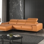 Picture of Genuine Leather Sectional