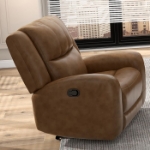 Picture of Genuine Leather Recliner Sofa , Loveseat and Chair