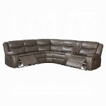 Picture of Taupe Leather Sectional