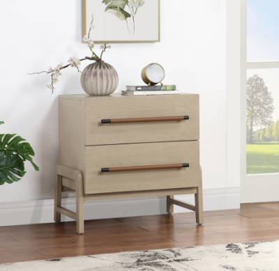 Picture of Natural or Black Night Stand