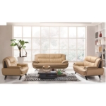 Picture of Genuine leather stationary Sofas, Loveseat and Chairs