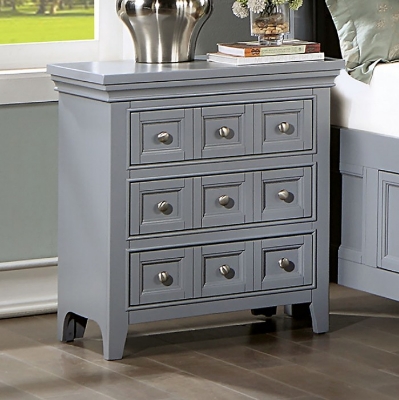 Picture of Grey and White Night Stand