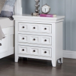 Picture of Grey and White Night Stand