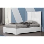 Picture of White Twin Bed