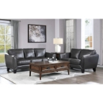 Picture of Genuine leather Sofa, Loveseat and Chair