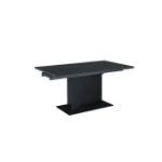 Picture of 35.2"Black Straight Wooden Extendable Dining Table