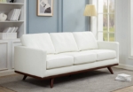 Picture of Wood Base Leather Full Size Sofa