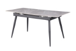 Picture of 32"x 51-63" Extendable Sintered Stone Table w/ Steel Legs