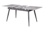 Picture of 32"x 51-63" Extendable Sintered Stone Table w/ Steel Legs