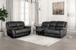 Picture of Genuine leather Manual Reclining Sofa, Loveseat and Chair