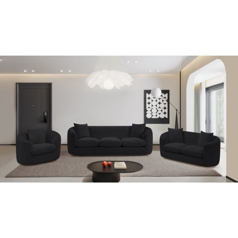 Picture of Fabric Upholstered Sofa, Loveseat and Chair