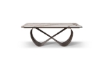 Picture of 79/99/119" Extendable marbleized Dining Table