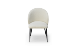 Picture of Lamb Wool Fabric Dining Chair with Golden or Black legs