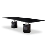 Picture of White or Black Rectangular Dining Table