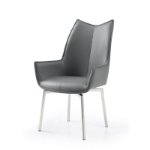 Picture of Leather Swivel Dining Chair