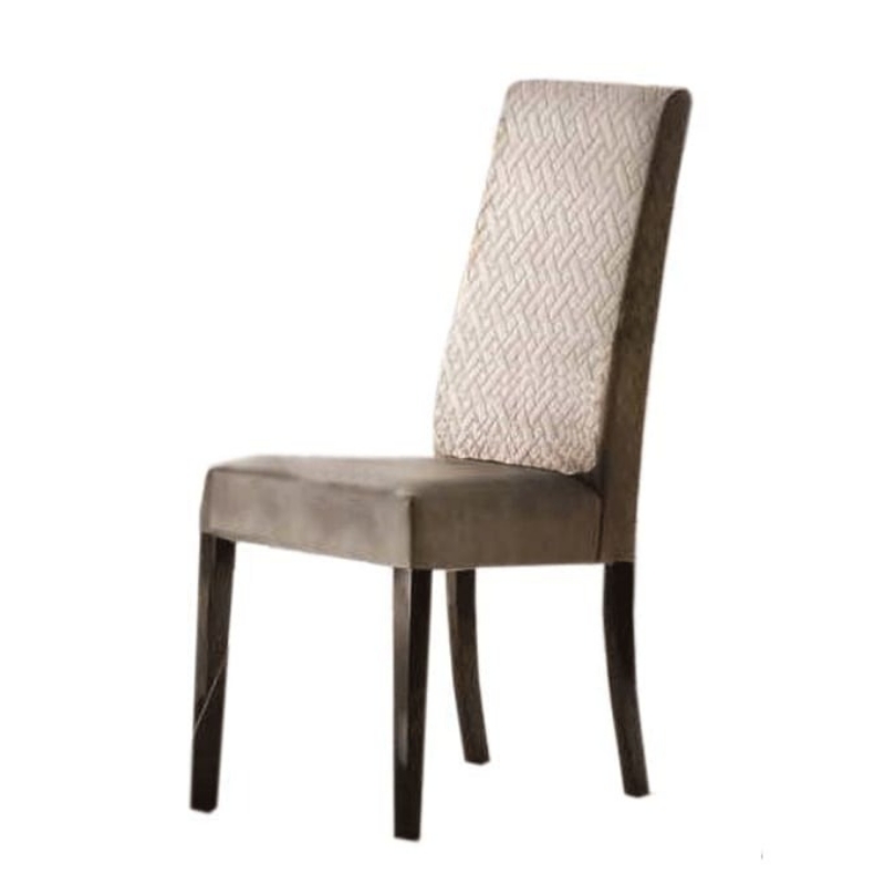 Picture of Brown Walnut Light Beige Chair