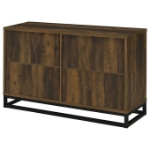 Picture of Dark Pine 4 Door Accent Cabinet