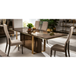 Picture of 79/95/111" Wood veneer extendable Dining Table