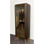 Picture of 52" inch 2 Door Curio and 30" inch 1 Door Vitrine Left/Right - 32"/52"W x 19"D x 79"H