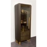 Picture of 52" inch 2 Door Curio and 30" inch 1 Door Vitrine Left/Right - 32"/52"W x 19"D x 79"H