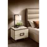 Picture of Wood veneer High Gloss Lacquer Night Stand