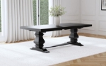 Picture of 94"-126.25" Black Extendable Dining Table