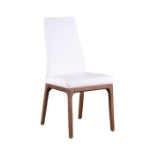 Picture of White Upholstered Dining Side Chairs