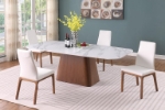 Picture of White Upholstered Dining Side Chairs