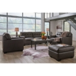 Picture of Genuine Leather Recliner Sofa, Loveseat and Chair