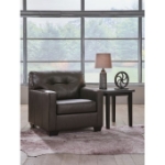 Picture of Genuine Leather Recliner Sofa, Loveseat and Chair