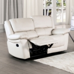 Picture of Genuine leather Manual Reclining Loveseat