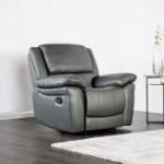 Picture of Genuine leather Manual Reclining Chair