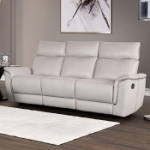 Picture of Genuine Leather Manual Reclining Sofa